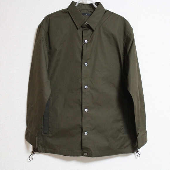 Jil Sander Dark Green Button-Up Shirt - Picture 1 of 3